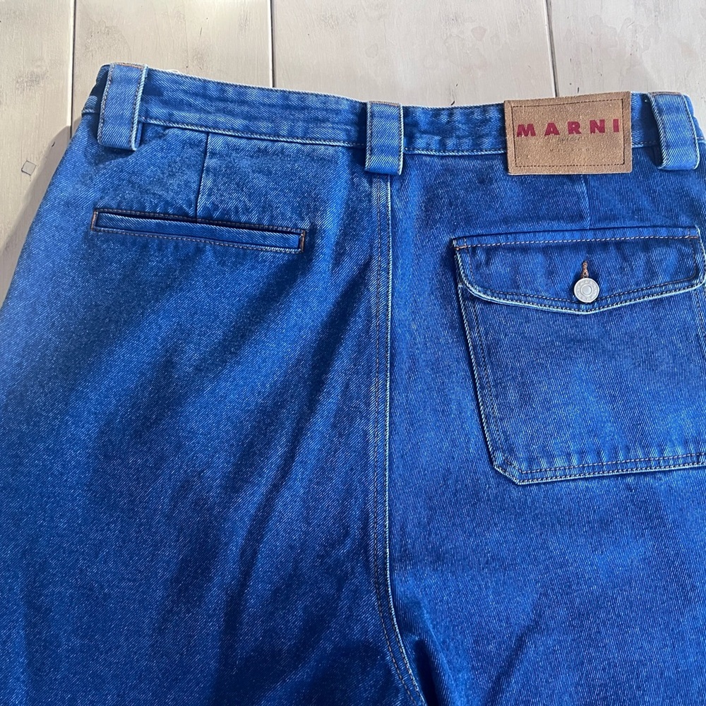 Marni Perfect Condition Men's Pleat Jeans - Picture 3 of 5
